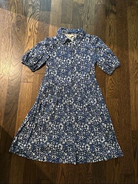 Boden Womens Blue Floral Dress